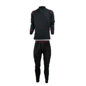 燕舞BD2EF3623200C2F阻燃内衣晴棉混纺防火阻燃防静针织舒适内衣S-3XL码(计价单位:套)黑色 黑色 S-3XL