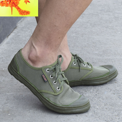 18解放胶鞋男胶鞋军训鞋舒适透气耐磨工地农田工作鞋