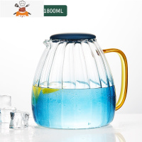 云石壶玻璃水壶可高温大容量夏季家用冷水壶凉水壶客厅凉水杯套装 敬平