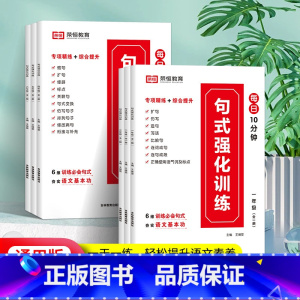 推荐[全4册]句式强化训练+优美句子+修辞手法+打卡计划 小学二年级 [正版]小学语文句式训练大全强化专项练习人教版小学