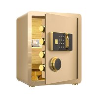 臻远ZY-NW-BXGS-19全钢实心保险柜办公防盗保险箱 高40cm黑色指纹款