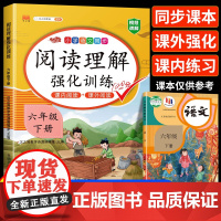 2025新阅读理解专项训练书小学六年级下册上册课外强化训练题语文人教版每日一练小学6下真题100篇同步练习册一本阶梯书籍