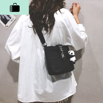 帆布小包包女2020新款韩版ulzzang日系原宿ins百搭可爱学生斜挎包NEW LAKE女斜挎包