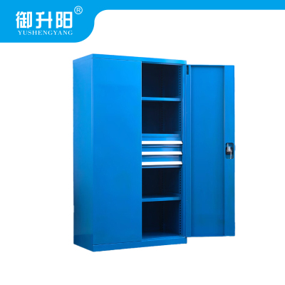 御升阳 重型工具柜/车间工具收纳柜储物柜(颜色蓝 灰白可备注) 三抽无挂板 YSY-GJG-07