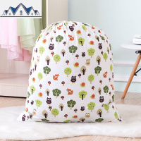 装棉被子的收纳袋束口加厚特大棉麻帆布搬家衣服打包大抽绳布袋子 三维工匠收纳包