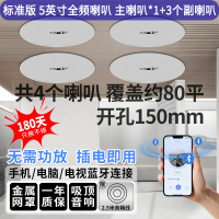 先科(SAST)G3 无线蓝牙吸顶音响 吊顶天花板公共广播喇叭音箱一拖三