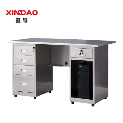鑫导 304不锈钢办公桌 1400*700*750mm-K02 张