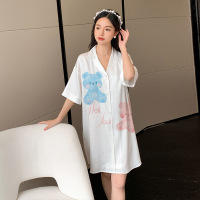 Ceba睡衣女缎面睡裙夏季冰丝薄1PEOP0