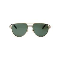 Cartier金属材质金色醋酸纤维太阳镜男款潮流男士GOLD ACETATE SUNGLASSE