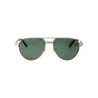 Cartier金属材质金色醋酸纤维太阳镜男款潮流男士GOLD ACETATE SUNGLASSE