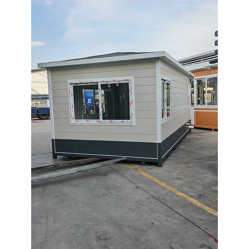 MDUG鸿门住工2.2*4.2*2.8 人字顶金属雕花岗亭,含地面基础安装