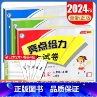 语数英3本套装江苏专用 小学六年级 [正版]2024秋亮点给力大试卷六年级上册 人教版语文苏教版数学译林版英有 6年级上