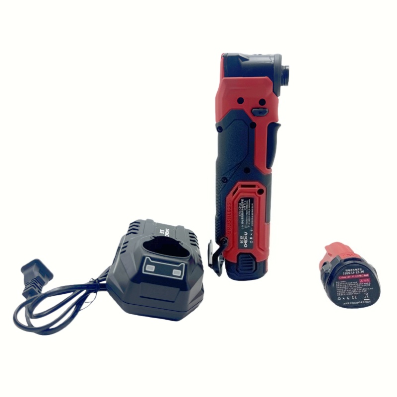 炽豆12V无刷锂电无刷角向冲击起子机5771-CD-12双电90度桁架搭建电动扳手角向螺丝刀