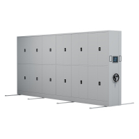 臻远 ZY-MJJA-20 智能密集架移动式档案柜钢制轨道智能密集柜 通双节 一列六组