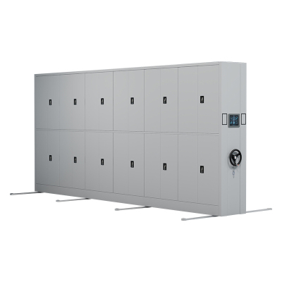 臻远 ZY-MJJA-20 智能密集架移动式档案柜钢制轨道智能密集柜 通双节 一列六组