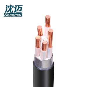 沈迈 低烟无卤阻燃电缆 WDZC-YJY23-0.6/1kV-5*10平方 米