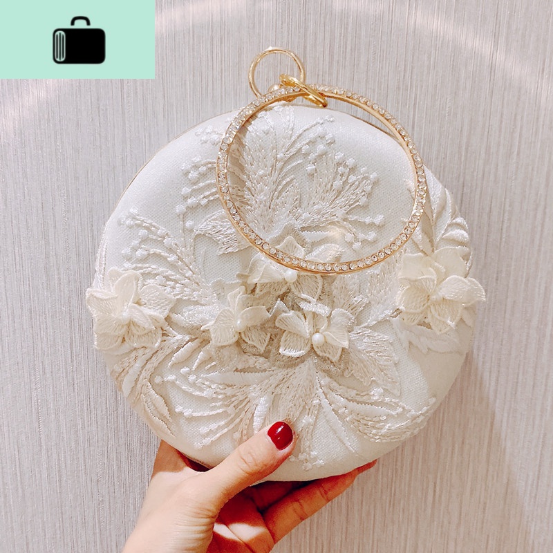 包包女包2019新款古风汉服包韩版百搭时尚宴会手拿包小手提斜挎包NEW LAKE女手包