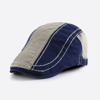 广东 帽子欧美简约撞色鸭舌帽男女士中青年前进帽