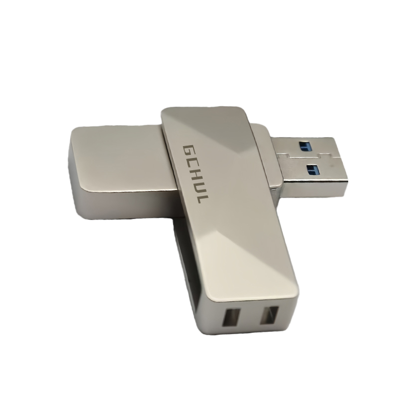 杰储(GCHUL) U100 白昼系列 128G USB3.2 超高速固态闪存U盘/优盘 (计价单位:个) 黑色