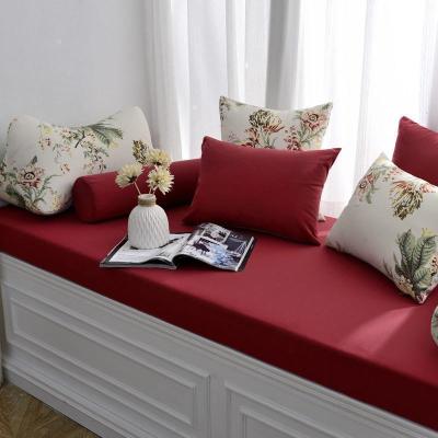 家柏饰(CORATED)高密度海绵飘窗垫窗台垫定做沙发垫北欧阳台垫榻榻米可机卡座 1号色 12cm飘窗垫