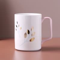 情侣漱口杯网红款套装家用陶瓷牙刷杯一对北欧创意ins刷牙杯玻璃 三维工匠 金果皂碟洗漱杯