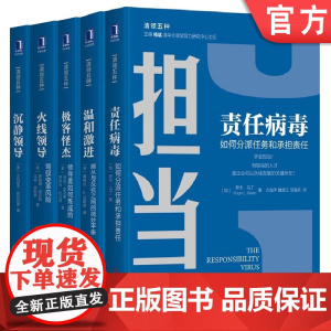 套装 正版 清领五种 共5册 责任病毒 温和激进 极客怪杰 火线领导 沉静领导 罗杰 马丁 黛布拉 迈耶森