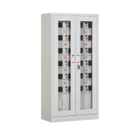 慧采云 钢制24门手机充电柜电子设备对讲机管理柜手机保管箱存放箱手机寄存柜