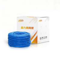 领柯捷 LKJ-WX03 305.00米/箱 0.58mm 超六类4对非屏蔽 网线 (计价单位:箱) 蓝色