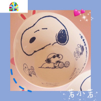 [68]日单史*比狗狗密胺碗餐具汤碗防摔可爱少女心ins北欧 FENGHOU 单独勺子粉奶牛
