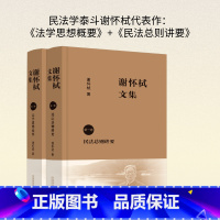 [正版]书店2本套 谢怀栻文集 卷 民法总则讲要+谢怀栻文集 第二卷 法学思想论要 法学文集 谢怀栻作品 法学学术著作