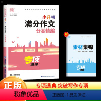 满分作文分类精编 小学升初中 [正版]2024新版通城学典小升初满分作文分类精编人教版六年级升初一满分作文素材高分范文精