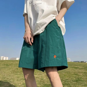工装短裤男士夏季薄款美式潮牌宽松直筒运动裤休闲裤