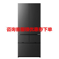 松下NR-ZE432AX-K法式多门460L纤薄全嵌入式冰箱 零嵌超声波加湿纳诺怡除味净化智能控湿锁鲜-3℃微冻保鲜