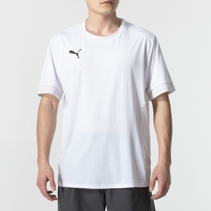 彪马(PUMA)男装新款圆领短袖跑步健身训练宽松舒适透气上衣T恤705747-04 ZP