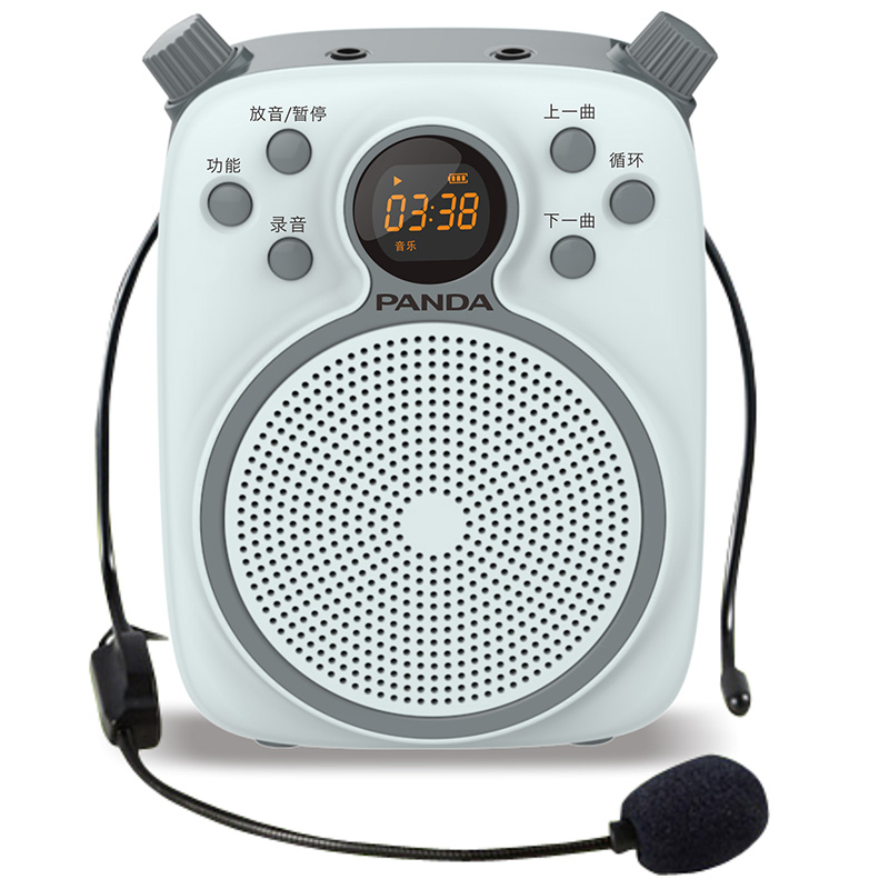 导购户外插卡音箱小蜜蜂插tf卡音箱mp3/wma播放器喇叭扬声器其他灰色