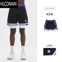 HLCOMAN篮球运动短裤男士夏季运动训练休闲宽松透气裤子美式五分短裤