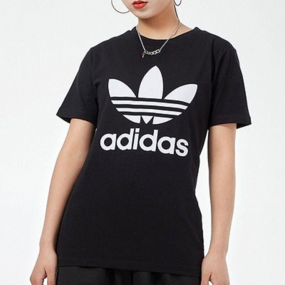阿迪达斯女装 新款 运动休闲舒适短袖T恤 GN2896 D