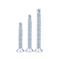 vzi 碳钢镀锌十字槽沉头自攻钻尾螺丝 m4.2*50(500个装) 包