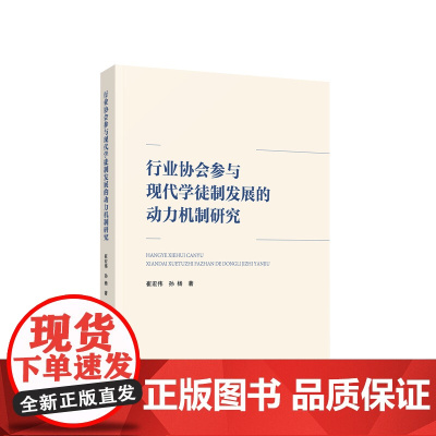 行业协会参与现代学徒制发展的动力机制研究 崔宏伟 孙杨著 人民出版社