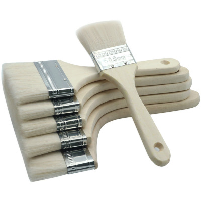 企乐丰 毛刷油漆刷涂料刷 软毛刷子扫灰刷子清洁用刷子 2.0英寸 10个