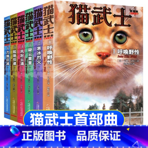 [全套6册]猫武士首部曲 [正版]6册全套猫武士第六部曲关于人生生存勇气的动物智慧故事书籍中小学生四五六七八年级课外书必