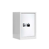 鑫升顺保密柜财务档案柜文件柜办公室资料储物柜保险柜电子密码国保锁单门白色-国保指纹锁