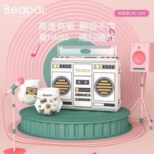 BEABA Baby Radio纸尿裤L码34片