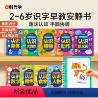 [全10册]识字早教安静书 [正版]识字早教安静书免裁剪魔术贴启蒙游戏书儿童象形看图卡片幼儿认字识字书全套幼儿园宝宝手撕