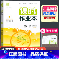 数学 人教版 六年级下 [正版]2023新版 课时作业本六年级下册数学人教版 通城学典小学6年级下册课时训练同步作业