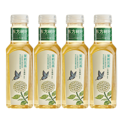 农夫山泉东方树叶茉莉花茶500ml*4瓶无糖茶饮料