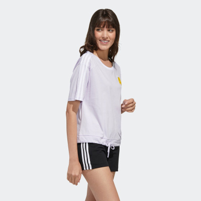 Adidas阿迪达斯NEO2020新品女子运动休闲短袖T恤FP7343