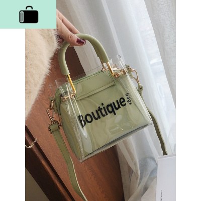 果冻包透明包包女2020新款女包斜挎包韩版百搭时尚子母包NEW LAKE女斜挎包