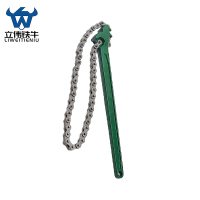 立伟铁牛绿柄链条扳手12寸/把