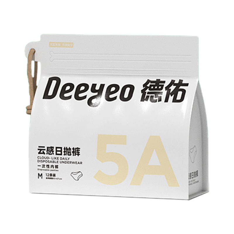 德佑一次性内裤12条*1包云感日抛裤M码10080145